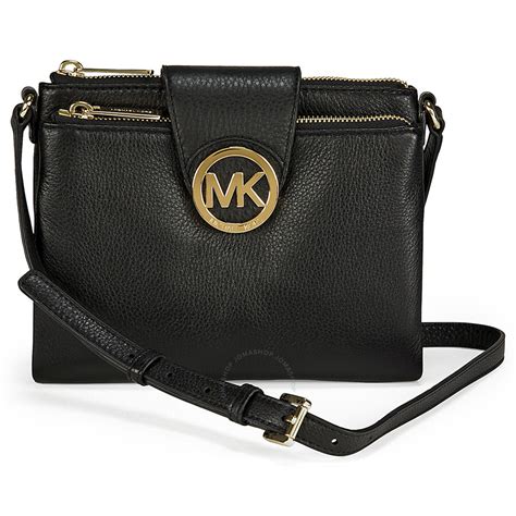 michael michael kors fulton women's leather crossbody handbag|Michael Kors fulton crossbody bag.